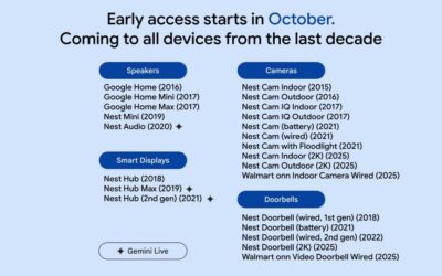Google Home accueille Gemini : une nouvelle ère pour la domotique intelligente contrôlée par la voix