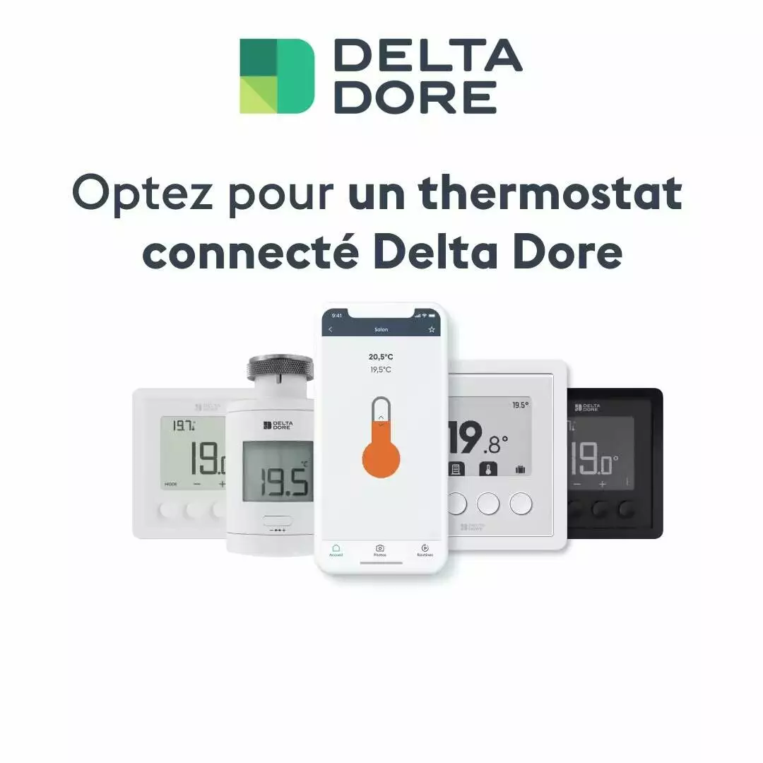 découvrez l'innovation delta dore avec son thermostat intelligent intégrant l'intelligence artificielle pour un confort optimal et des économies d'énergie.