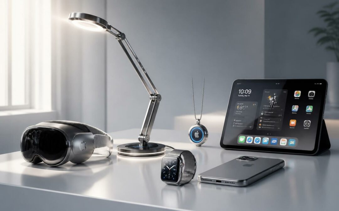 Apple dévoile 6 innovations, dont une lampe robotique intelligente et un pendentif connecté révolutionnaire