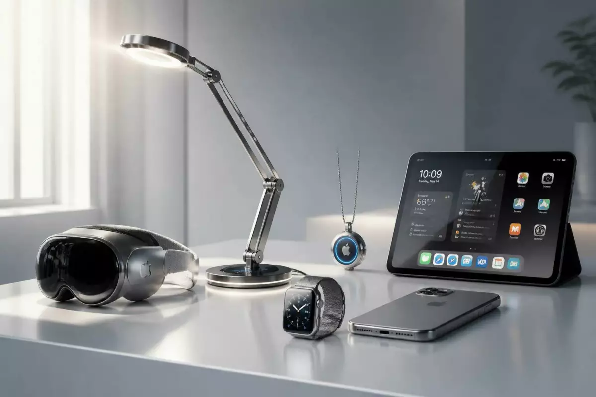 Apple dévoile 6 innovations, dont une lampe robotique intelligente et un pendentif connecté révolutionnaire