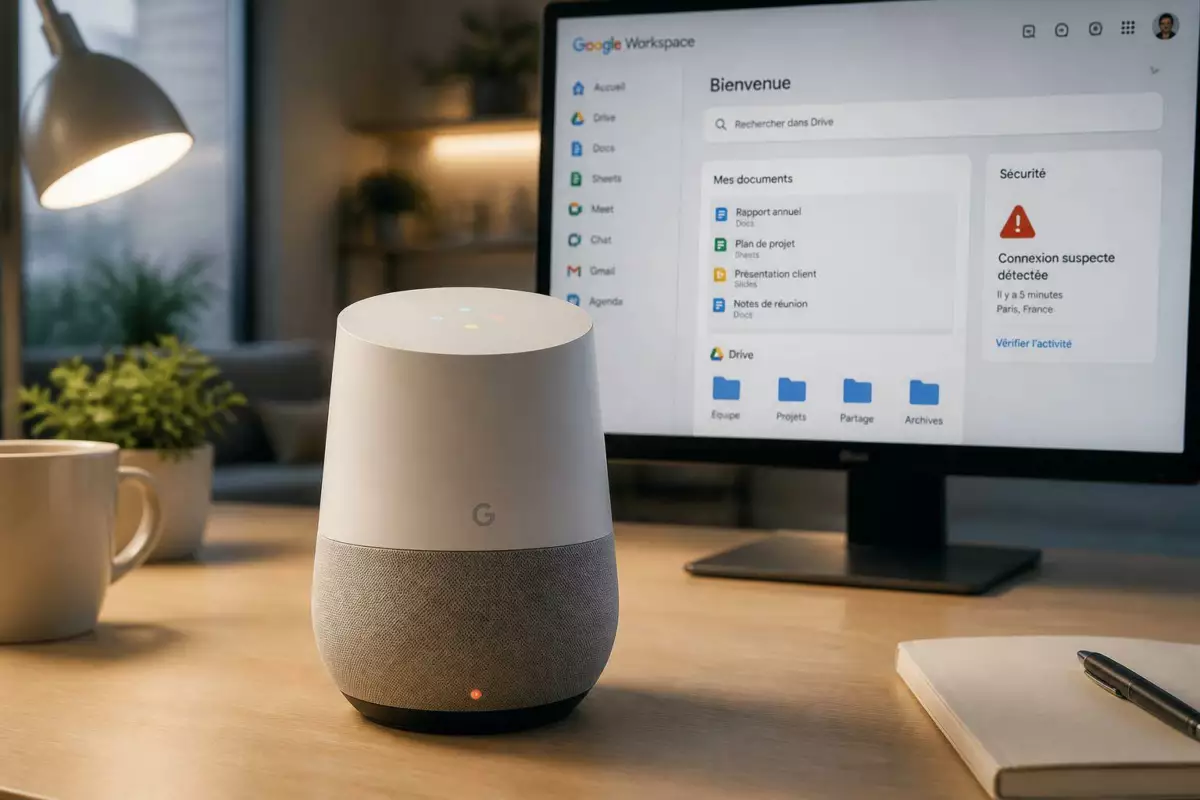 Google Home s&rsquo;ouvre aux comptes Workspace, mais attention à ce détail crucial !