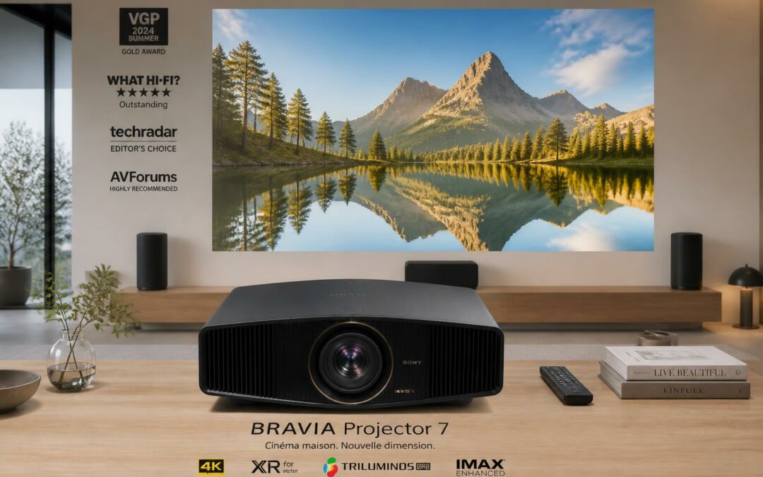 découvrez le sony bravia projector 7, un vidéoprojecteur 4k natif salué par la presse pour sa qualité d'image exceptionnelle et son design innovant, une référence incontournable pour les amateurs de home cinéma.
