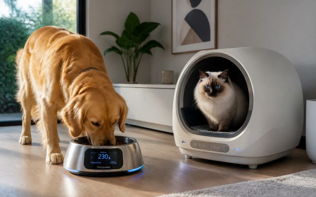 Technologie et animaux de compagnie : l&rsquo;ère de la pâtée connectée et de la litière intelligente pour chiens et chats