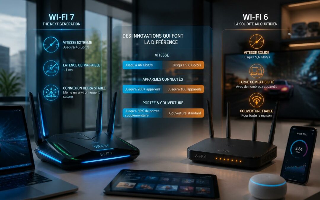 Wi-Fi 7 contre Wi-Fi 6 : comparer les innovations et choisir la meilleure connexion pour vous