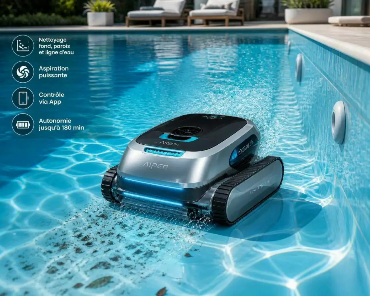 découvrez notre guide ultime pour choisir le meilleur robot piscine et profiter pleinement d'un été sans effort, avec une eau claire et une piscine toujours propre.