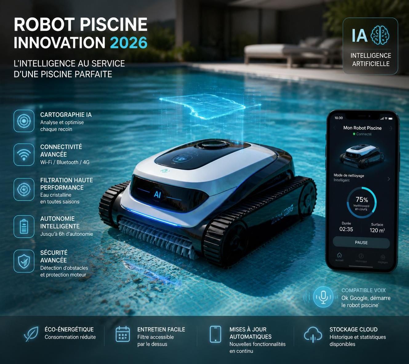 découvrez notre guide ultime pour choisir le meilleur robot piscine et profitez pleinement d'un été sans souci grùce à un nettoyage efficace et automatisé de votre piscine.