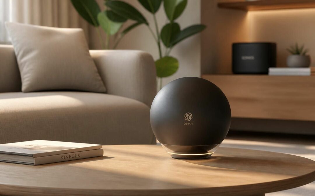 découvrez l'enceinte révolutionnaire d'openai, sans écran, qui transforme votre salon et bouscule la concurrence avec sonos.