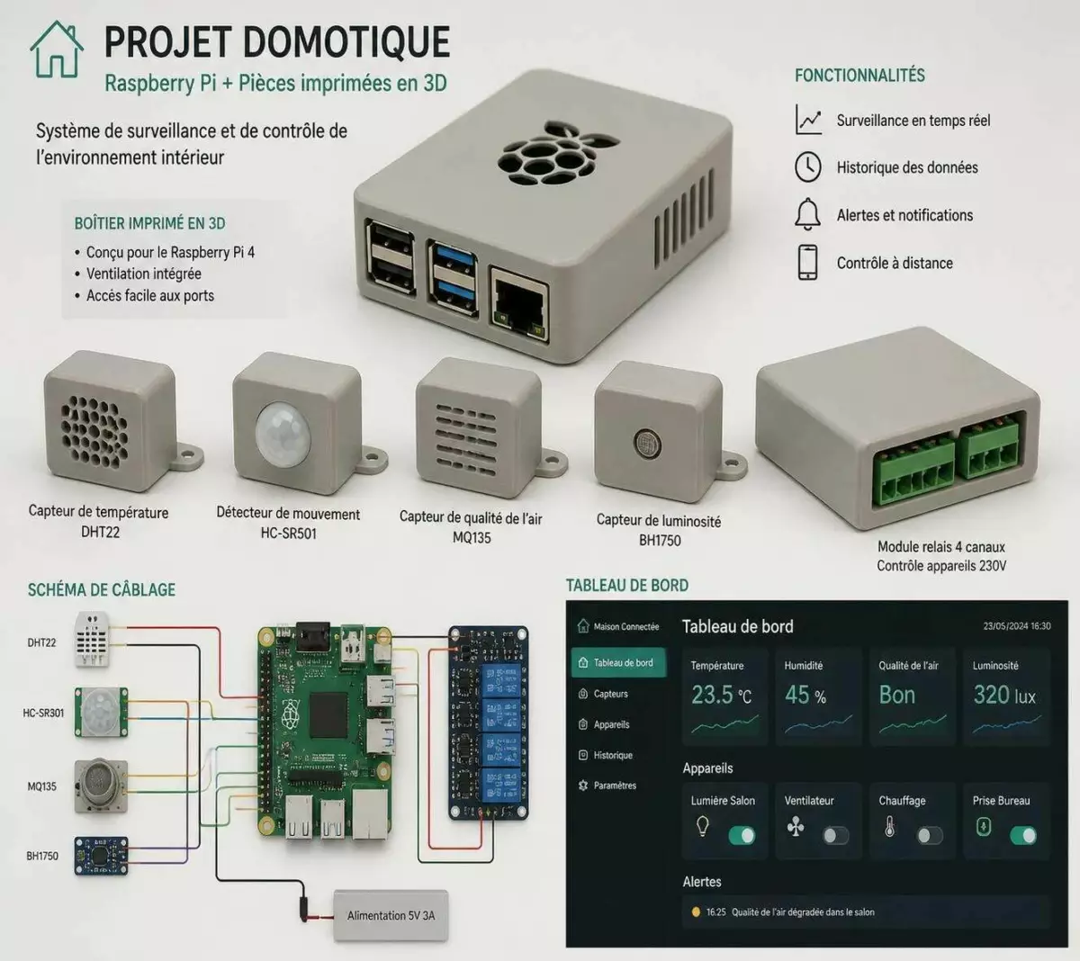découvrez comment allier raspberry pi et impression 3d pour donner vie à vos projets diy. un duo parfait pour chaque maker ingénieux souhaitant repousser les limites de la créativité et de l'innovation.