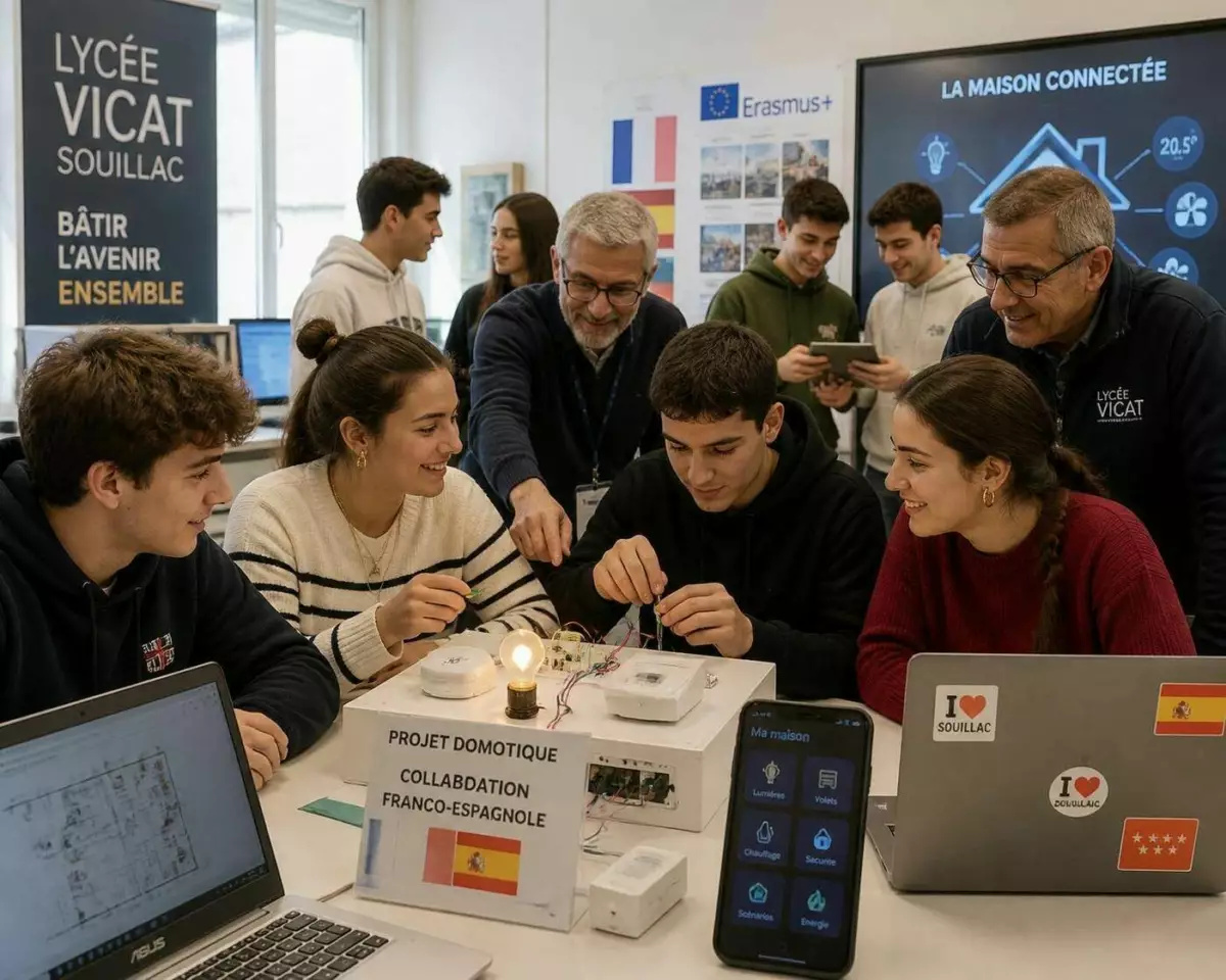 découvrez comment le lycée vicat de souillac a vécu une année dynamique grâce à la mobilité erasmus et à ses nombreux projets enrichissants pour les élèves.