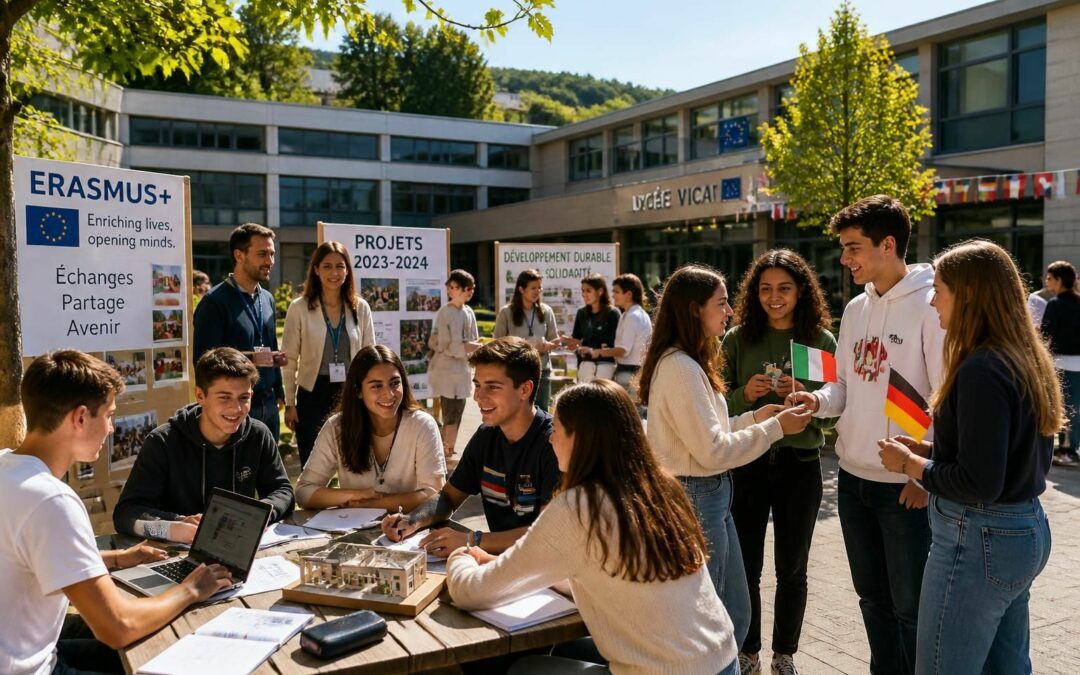 Souillac : Une année dynamique au lycée Vicat grâce à la mobilité Erasmus et à ses nombreux projets
