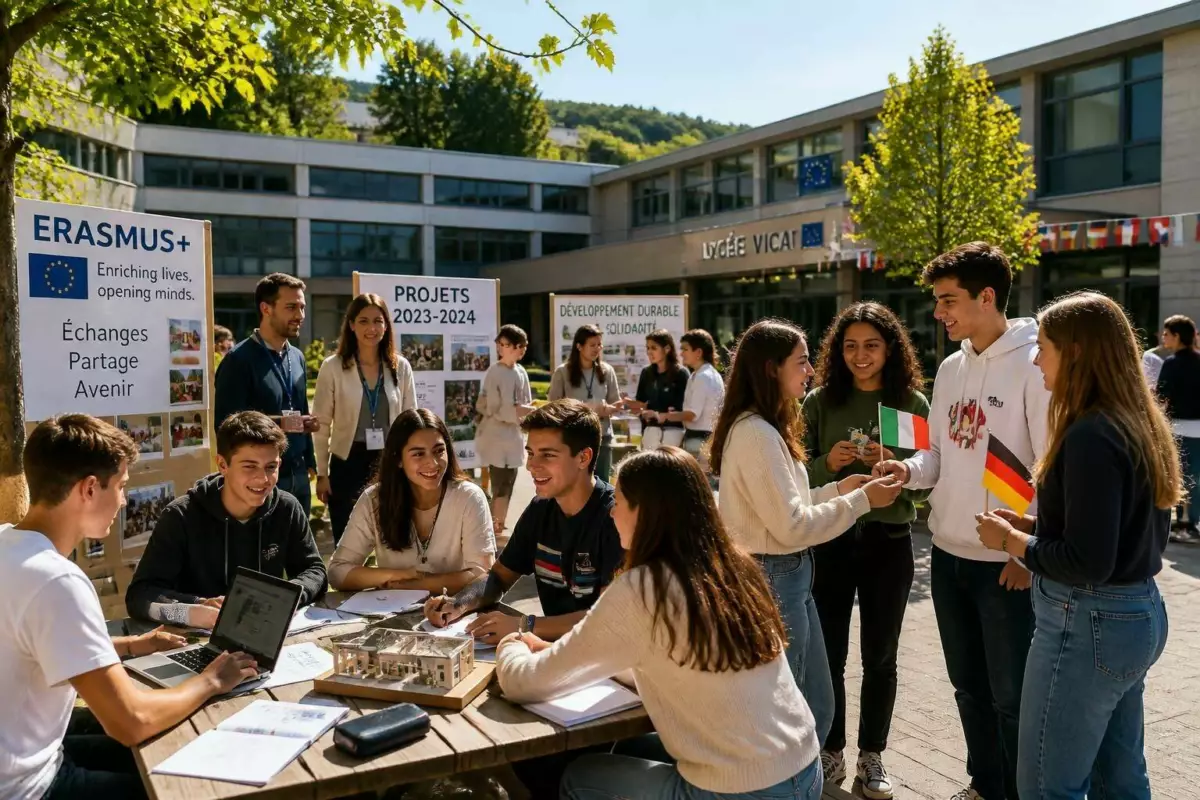 Souillac : Une année dynamique au lycée Vicat grâce à la mobilité Erasmus et à ses nombreux projets