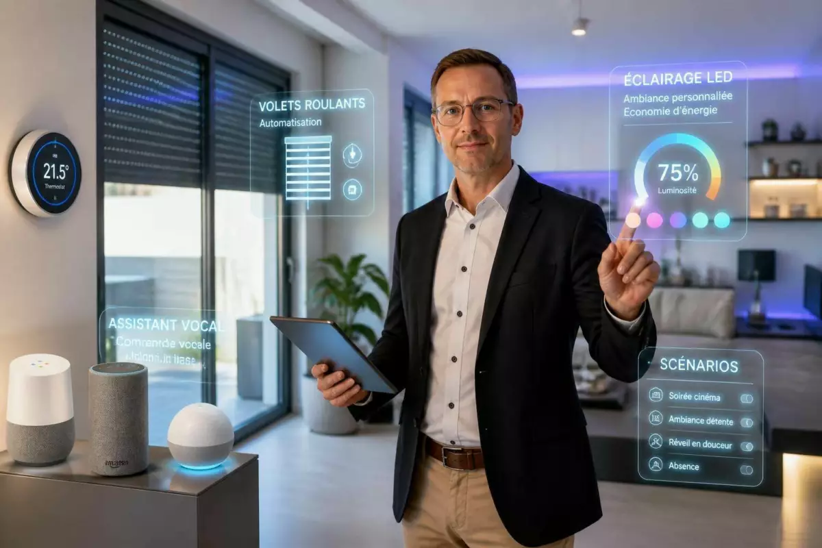 Xavier Perret explore les innovations phares de la domotique