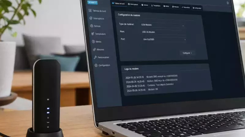Communiquer par SMS avec Domoticz via