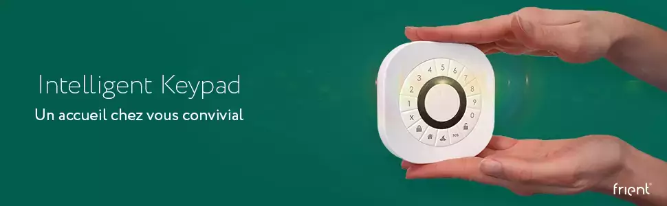 Bannière frient présentant le clavier Intelligent Keypad et son pavé numérique.